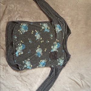 Justice floral long sleeve- ❤️$10